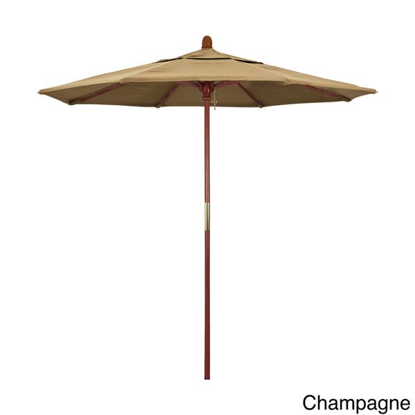 Shop Black Friday Deals On Port Lavaca 7 5ft Round Wood Umbrella By Havenside Home Base Not Included Overstock 11975998