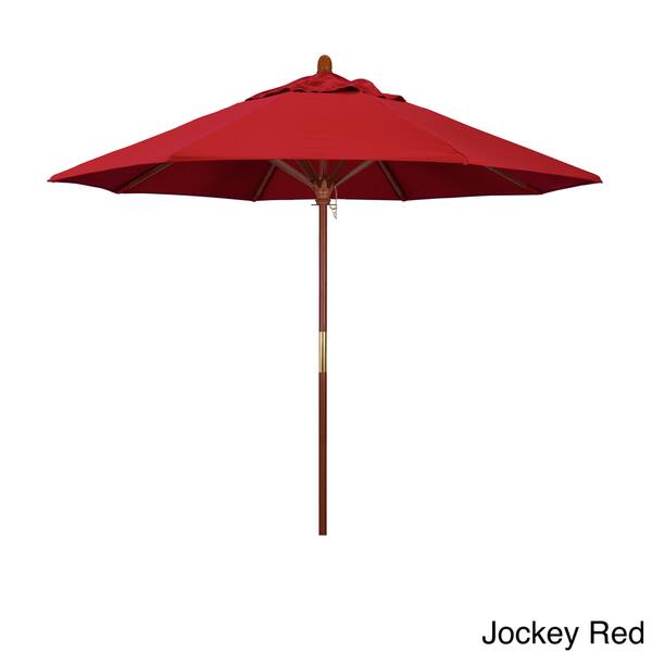 Shop Black Friday Deals On California Umbrella 9ft Marenti Wood Market Umbrella With Sunbrella Fabric Base Not Included Overstock 11976009