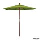 preview thumbnail 20 of 30, Port Lavaca 7.5ft Round Sunbrella Wooden Patio Umbrella by Havenside Home, Base Not Included Macaw