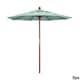 preview thumbnail 24 of 30, Port Lavaca 7.5ft Round Sunbrella Wooden Patio Umbrella by Havenside Home, Base Not Included Spa