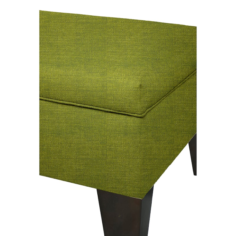 MJL Furniture Wood Polyester-upholstered Storage Ottoman