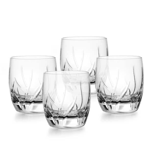Mikasa Agena Crystal Double Oldfashioned Glasses (Set of 4) Bed Bath