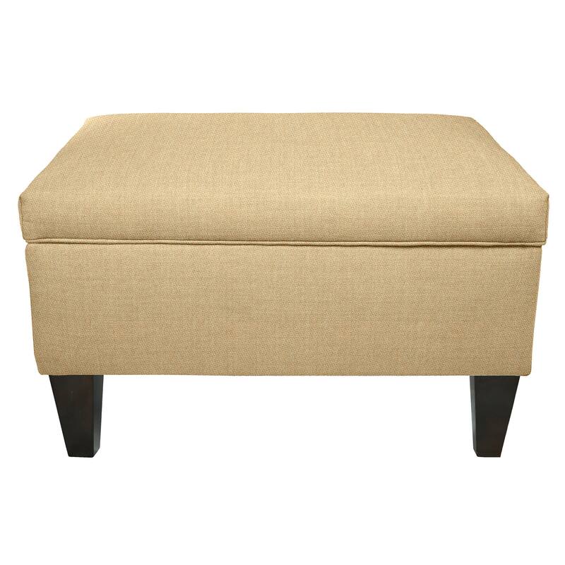 MJL Furniture Brooklyn DAWSON-7 Upholstered Square-legged Box Storage Ottoman