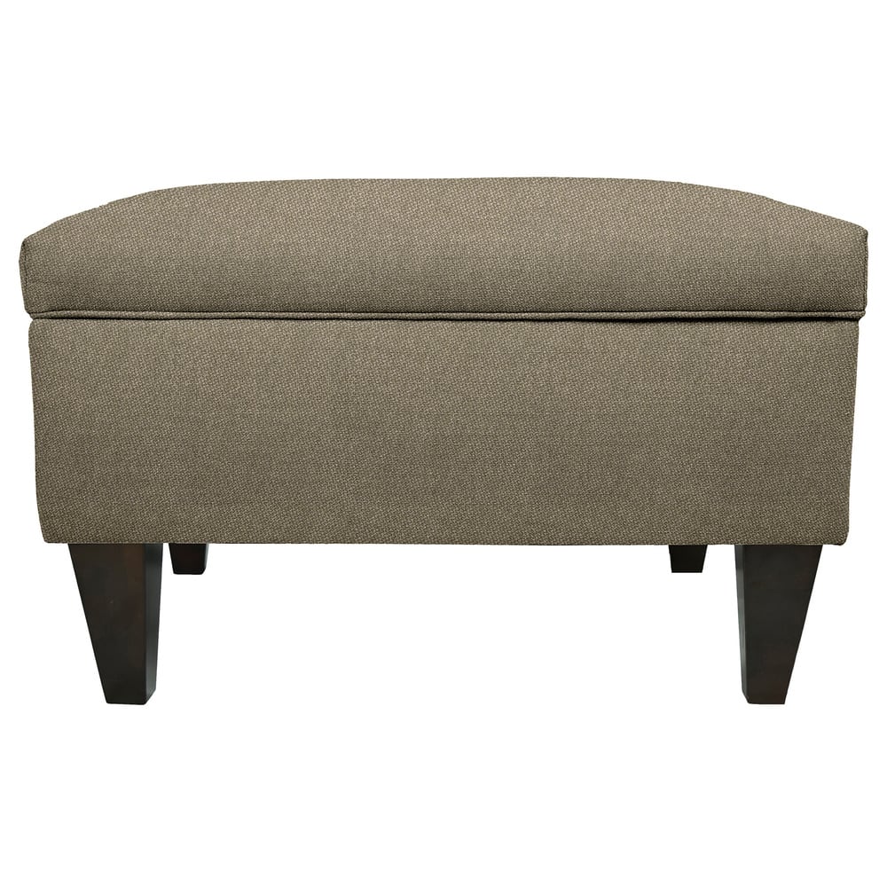 MJL Furniture Brooklyn DAWSON-7 Upholstered Square-legged Box Storage Ottoman
