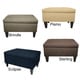preview thumbnail 2 of 18, MJL Furniture Brooklyn DAWSON-7 Upholstered Square-legged Box Storage Ottoman