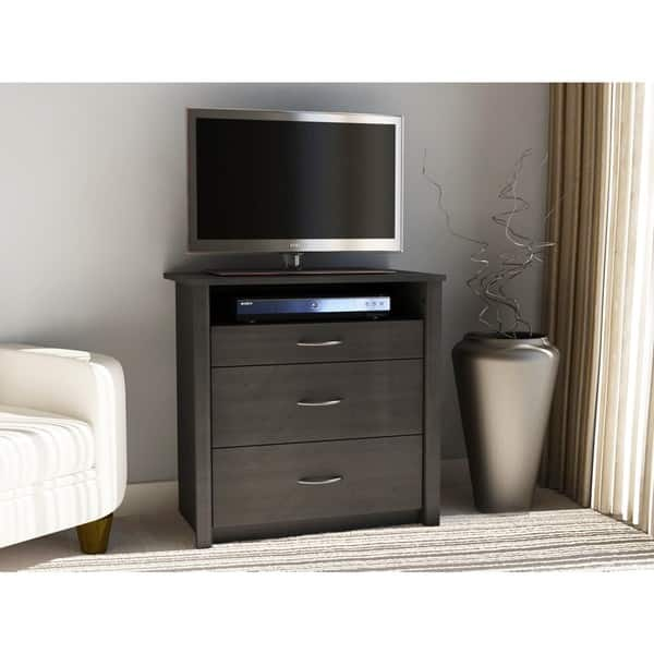 Shop Ameriwood Home Julian Black Ebony Ash Media Dresser Free