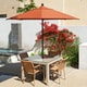 preview thumbnail 1 of 22, Riviera 9ft Push Lift Fiberglass Round Umbrella by Havenside Home, Base Not Included