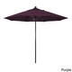 preview thumbnail 18 of 22, Riviera 9ft Push Lift Fiberglass Round Umbrella by Havenside Home, Base Not Included Purple