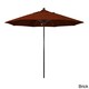preview thumbnail 7 of 22, Riviera 9ft Push Lift Fiberglass Round Umbrella by Havenside Home, Base Not Included Brick