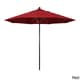 preview thumbnail 19 of 22, Riviera 9ft Push Lift Fiberglass Round Umbrella by Havenside Home, Base Not Included Red