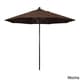 preview thumbnail 13 of 22, Riviera 9ft Push Lift Fiberglass Round Umbrella by Havenside Home, Base Not Included Mocha