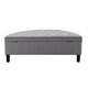 preview thumbnail 19 of 21, Chic Home Jacqueline Linen Half Moon Storage Ottoman