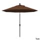 preview thumbnail 42 of 99, Pompano 9ft Crank Lift Push Button Tilt Round Patio Umbrella by Havenside Home, Base Not Included Teak