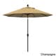preview thumbnail 52 of 99, Pompano 9ft Crank Lift Push Button Tilt Round Patio Umbrella by Havenside Home, Base Not Included Champagne