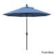 preview thumbnail 32 of 99, Pompano 9ft Crank Lift Push Button Tilt Round Patio Umbrella by Havenside Home, Base Not Included Frost Blue