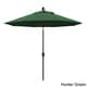 preview thumbnail 87 of 99, Pompano 9ft Crank Lift Push Button Tilt Round Patio Umbrella by Havenside Home, Base Not Included Forest Green