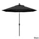 preview thumbnail 22 of 99, Pompano 9ft Crank Lift Push Button Tilt Round Patio Umbrella by Havenside Home, Base Not Included Black