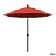 preview thumbnail 12 of 99, Pompano 9ft Crank Lift Push Button Tilt Round Patio Umbrella by Havenside Home, Base Not Included Red