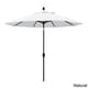 preview thumbnail 92 of 99, Pompano 9ft Crank Lift Push Button Tilt Round Patio Umbrella by Havenside Home, Base Not Included