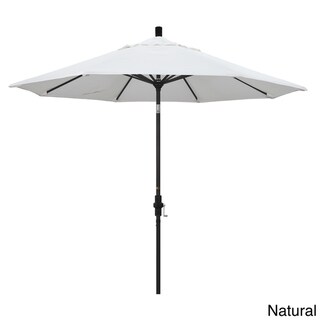 California Umbrellacalifornia Umbrella 9 Foot Black Aluminum Market Umbrella White Dailymail