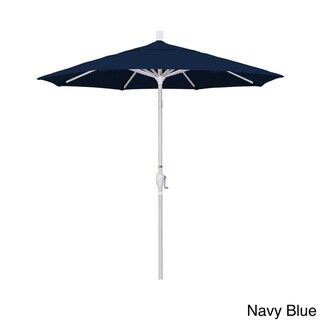 Havenside Homepompano 7 5 Foot Crank Lift Round Umbrella By Havenside Home Navy Blue Dailymail