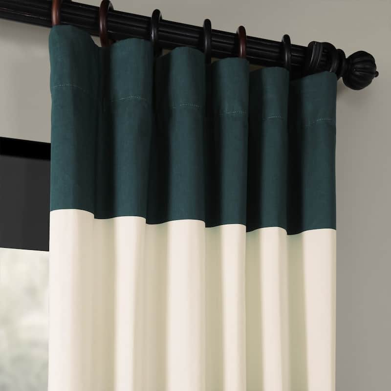 Exclusive Fabrics Metro Contemporary Cabana Cotton Horizontal Stripe 84-inch Curtain (1 Panel)