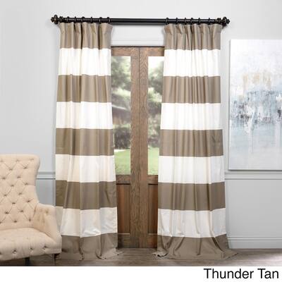Buy Beige Nautical Coastal Curtains Drapes Online At