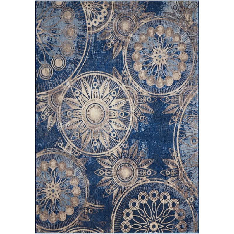 Nourison Somerset Area Rug - 2' x 2'9" - Blue - Runner/Rectangle