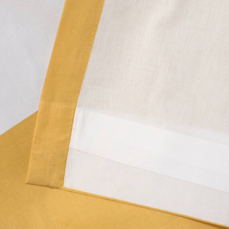 Exclusive Fabrics Metro Contemporary Cabana Cotton Horizontal Stripe 96-inch Curtain (1 Panel)