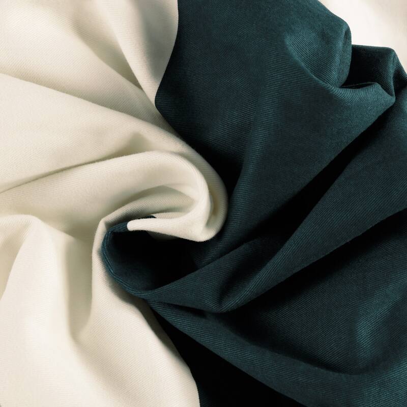 Exclusive Fabrics Metro Contemporary Cabana Cotton Horizontal Stripe 96-inch Curtain (1 Panel)