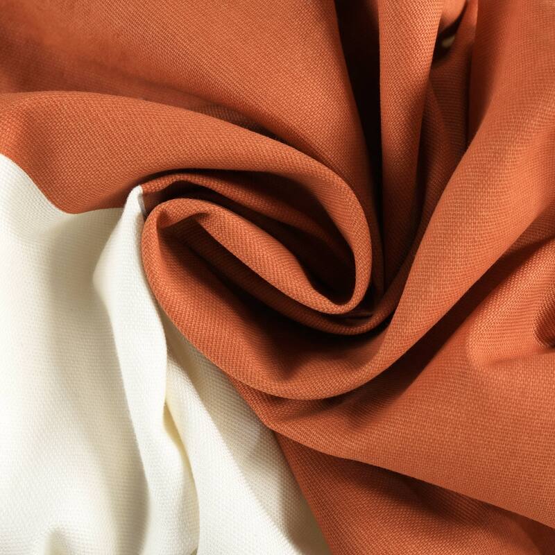 Exclusive Fabrics Metro Contemporary Cabana Cotton Horizontal Stripe 96-inch Curtain (1 Panel)