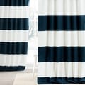 Exclusive Fabrics Metro Contemporary Cabana Cotton Horizontal Stripe 108-inch Curtain (1 Panel)
