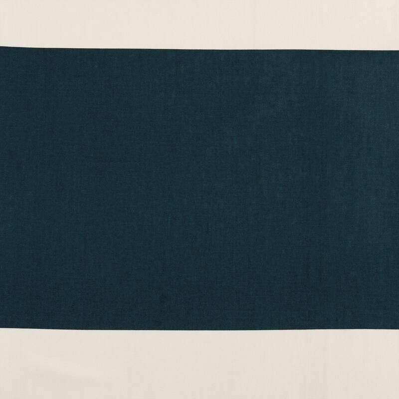 Exclusive Fabrics Metro Contemporary Cabana Cotton Horizontal Stripe 120-inch Curtain (1 Panel)