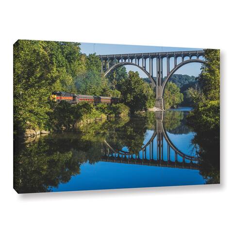 Greg Murray's 'CVNP Train' Gallery Wrapped Canvas