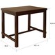 Simple Living Avenue Espresso Pub Table - Thumbnail 3