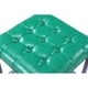 preview thumbnail 8 of 24, Chic Home Newman Leather Button-tufted Metal Frame Square Cube Ottoman