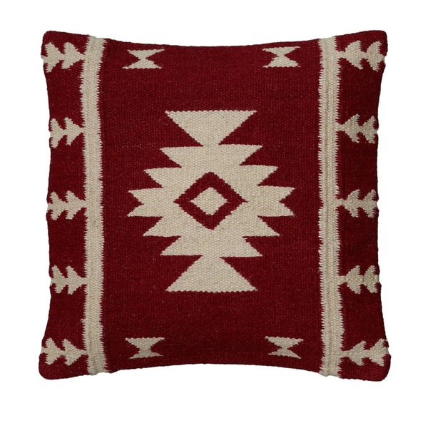 Wool Woven Southwest-patterned Decorative Throw Pillow - On Sale ...