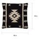 preview thumbnail 4 of 10, Rizzy Home Southwest Hand-crafted Square Throw Pillow