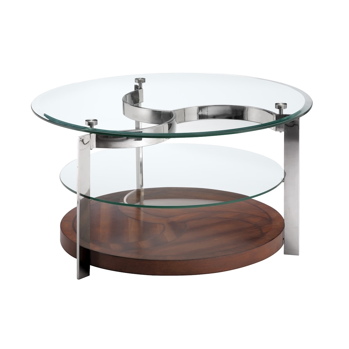 Torino Round Cocktail Table Overstock 11977467