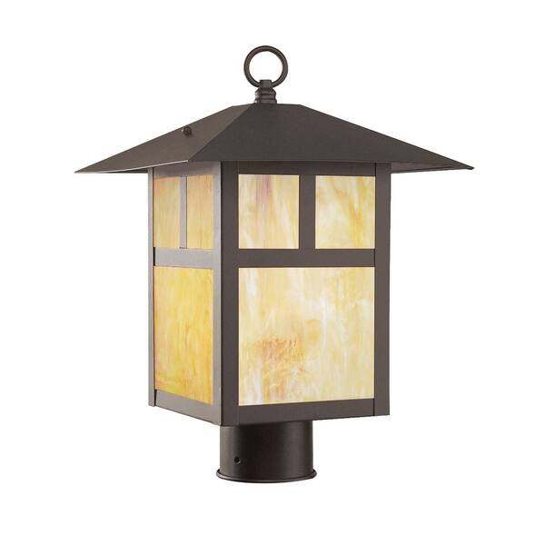 Livex Lighting Montclair Mission Bronze Outdoor Post Lantern Livex Lighting Montclair Mission Bronze Outdoor Post Lantern