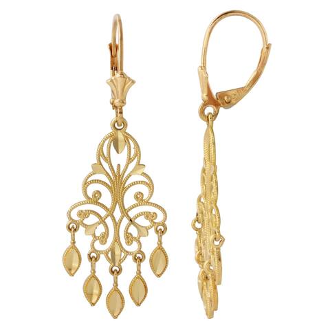 Chandelier Earrings Find Great Jewelry Deals Ping At 14k Yellow Gold 1 5 Inch Chandelier Earrings