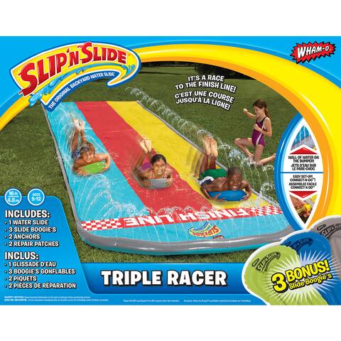 Triple Racer Slip Slide wBoogi
