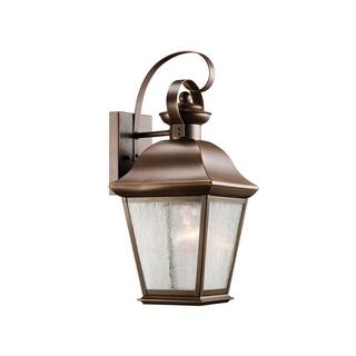 Kichler Lighting Mount Vernon Collection 1-light Olde Bronze Outdoor Wall Lantern