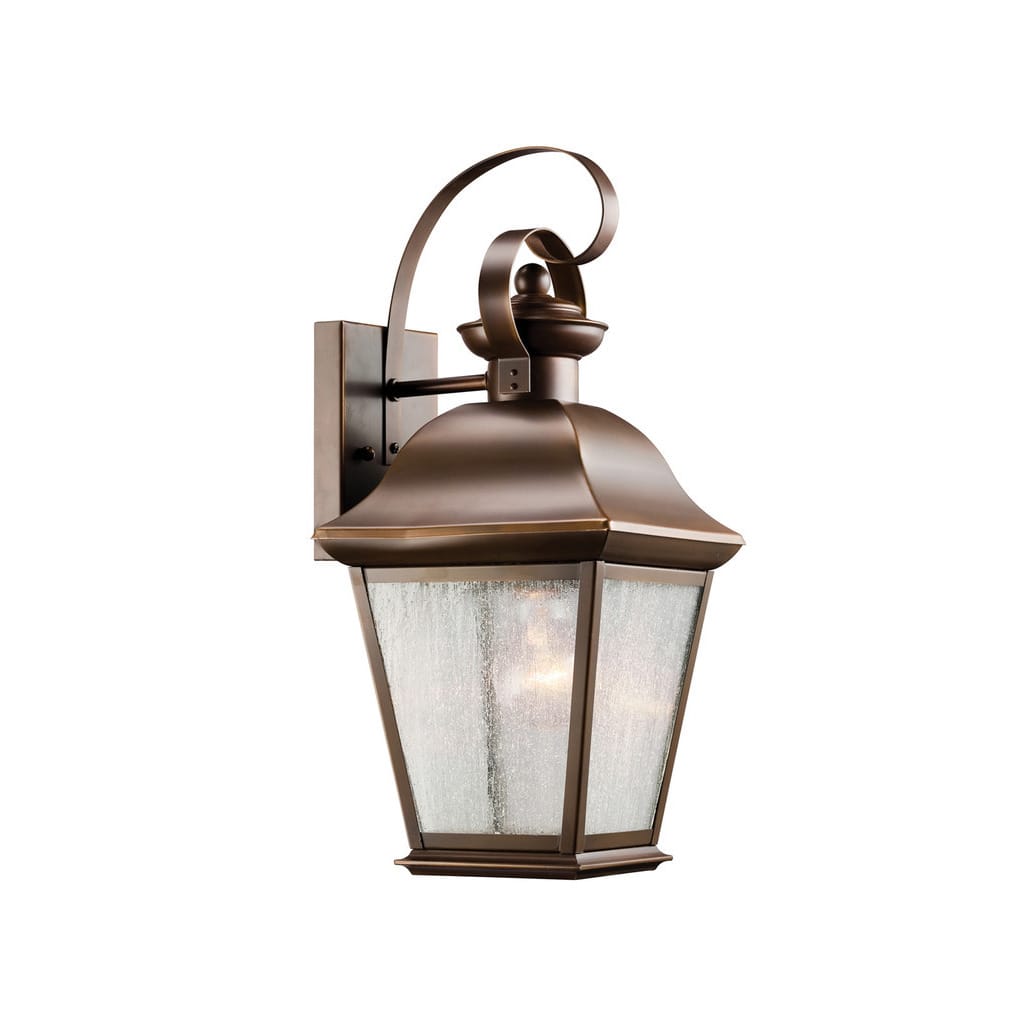 Kichler Lighting Mount Vernon Collection 1-light Olde Bronze Outdoor Wall Lantern