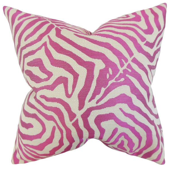 Oluchi Zebra Print Throw Pillow Cover - Free Shipping Today - Overstock.com - 18860280