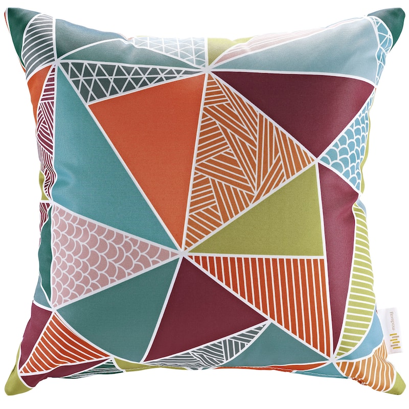 Modify Multicolored Polyester Water-resistant Throw Pillows (Set of 2)