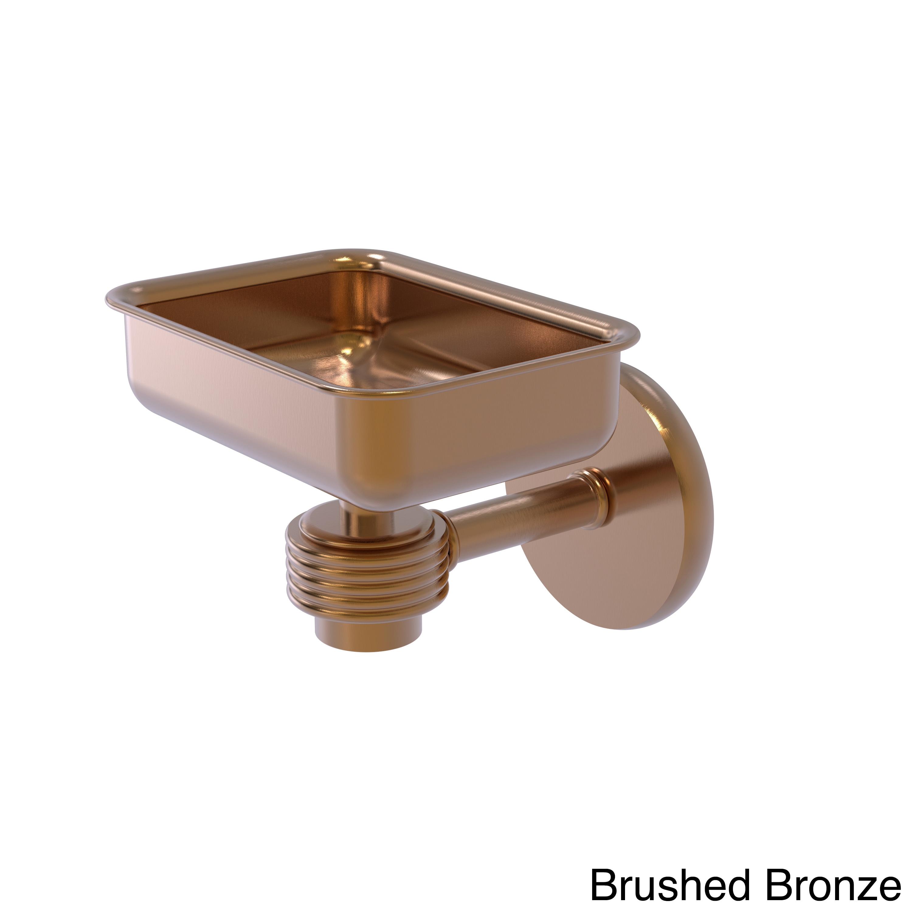 Allied Brass Satellite Orbit One Wall Mounted Soap Dish with Groovy Accents