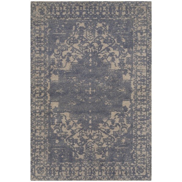 Shop Safavieh Handmade Restoration Vintage Oriental Blue/ Grey Wool Rug
