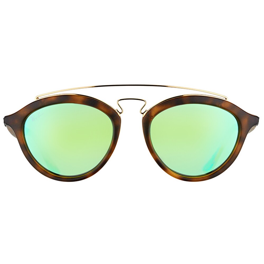 Shop Ray Ban RB 4257 60923R Gatsby II Matte Havana Plastic ray ban green mirror