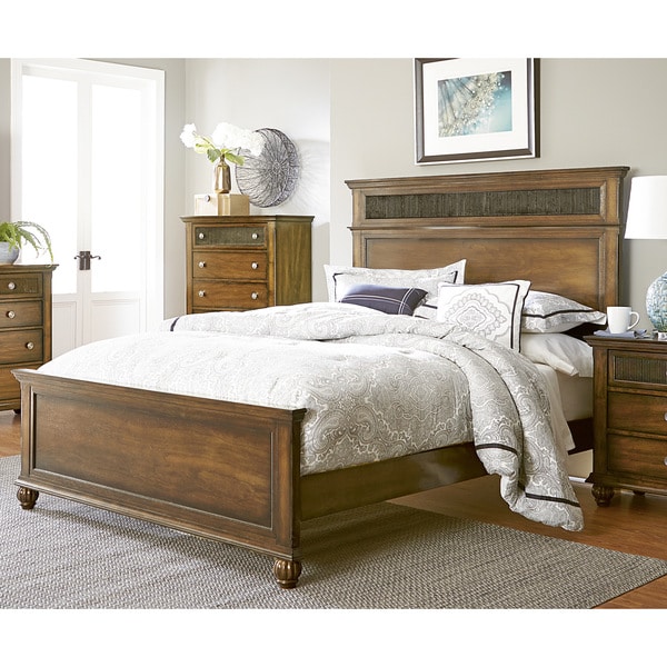 Progressive Cotswold Grove Espresso Wood/Veneer/Metal Bed